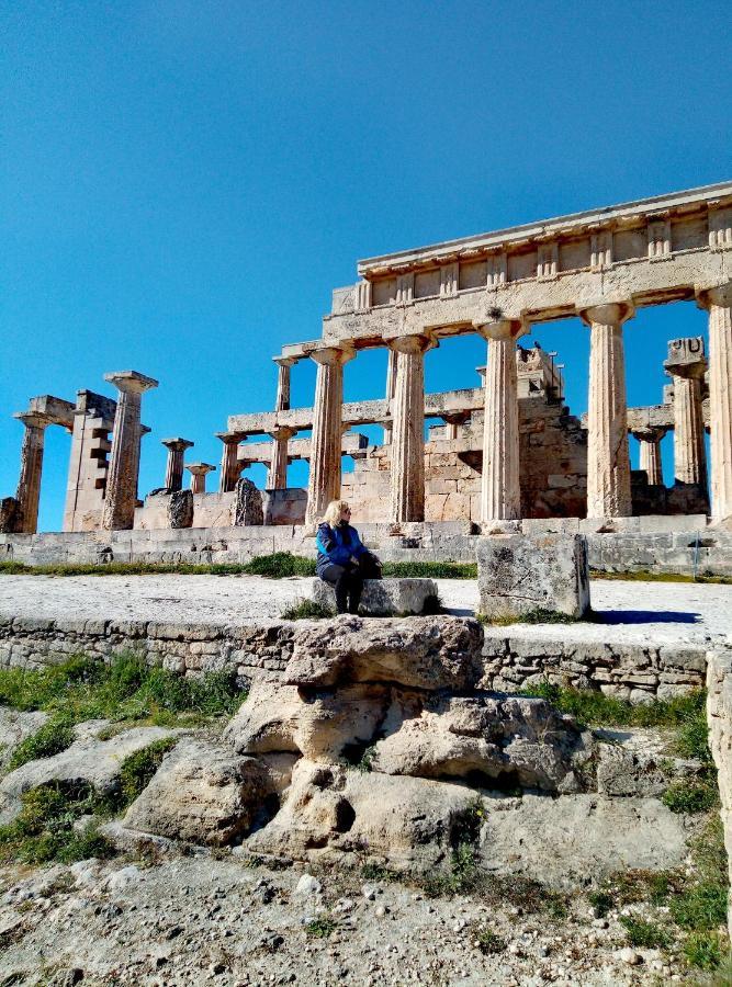 Lefteris Beautiful Aegina Villa Eksteriør bilde